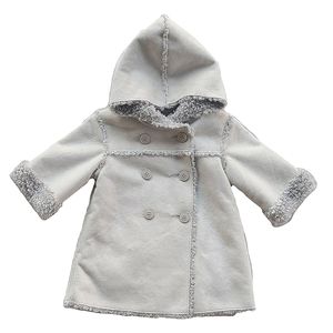 Jacadi Imitation Lambskin Grey Coat 6M